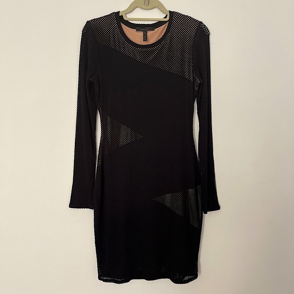 BCBGMAXAZRIA Sexy Long Sleeve Dress
